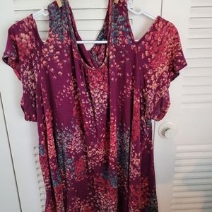 Lucky Brand Open Shoulder Blouse